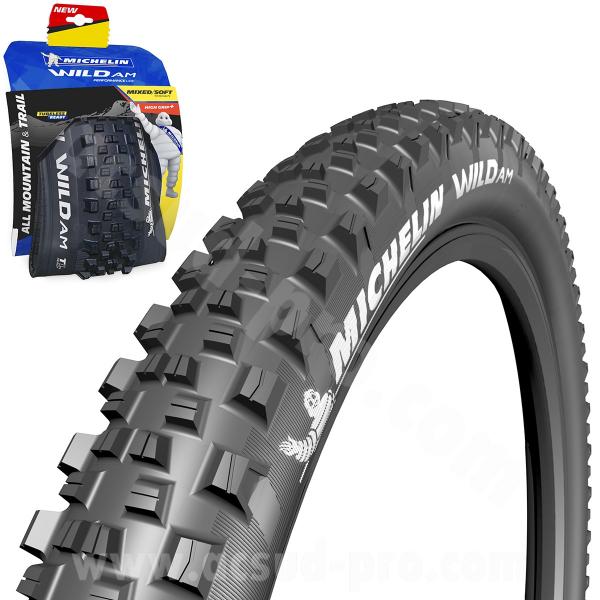 PNEU VELO 26 x 2.25 MICHELIN WILD AM PERFORMANCE LINE TRINGLE SOUPLE TS (57-559)