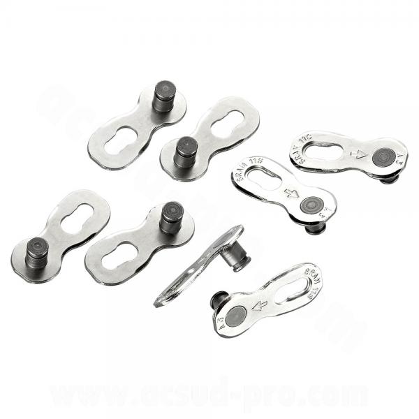 CONNECTEUR CHAINE VELO 11V. SRAM (BLISTER DE 4) (ATTACHE RAPIDE)