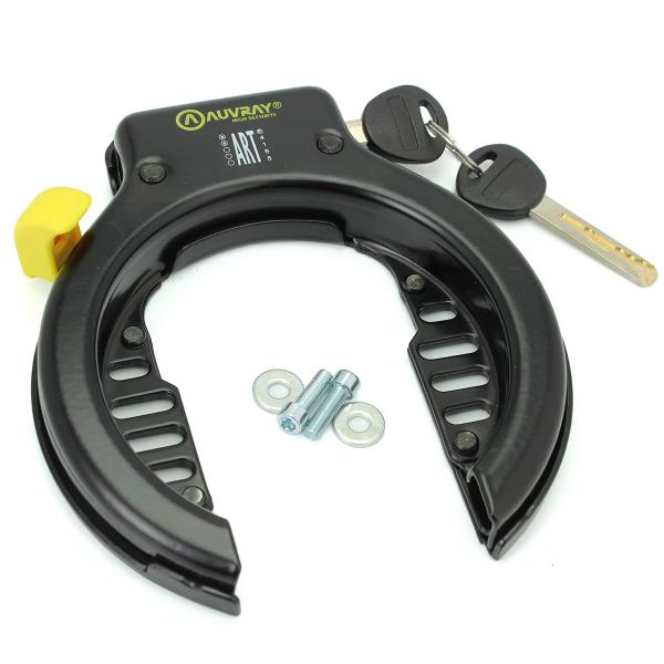 ANTIVOL VELO AUVRAY FER A CHEVAL MEGA LOCK ART - LARGEUR 62MM