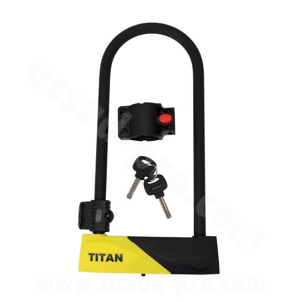 ANTIVOL VELO AUVRAY U TITAN Ø12MM - 320 MM X 165MM   AVEC SUPPORT