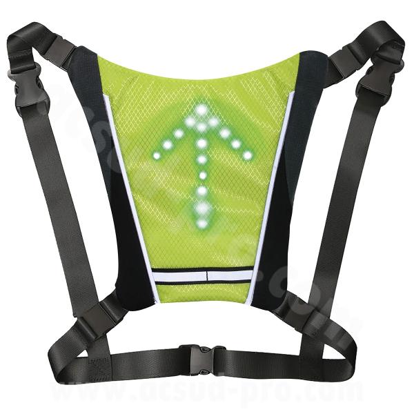 GILET REFLECHISSANT AVEC LED DIRECTIONNEL