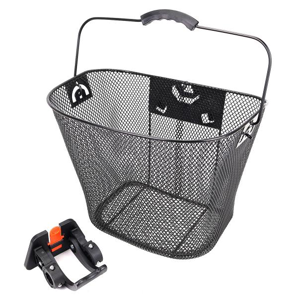 PANIER AVANT CLIPSABLE PERF METAL NOIR