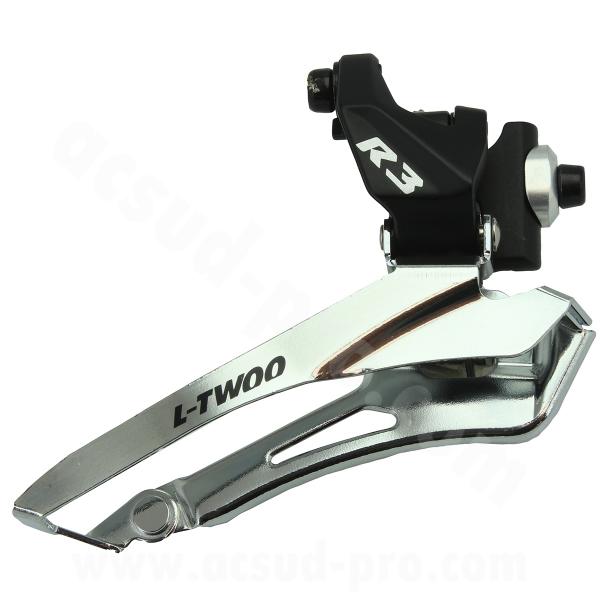 DERAILLEUR AVANT ROUTE L-TWOO R3 DOUBLE PLATEAUX 8V. A BRASER