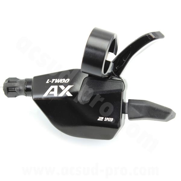 MANETTE DE DERAILLEUR VTT GAUCHE L-TWOO DOUBLE AX 2X12V.