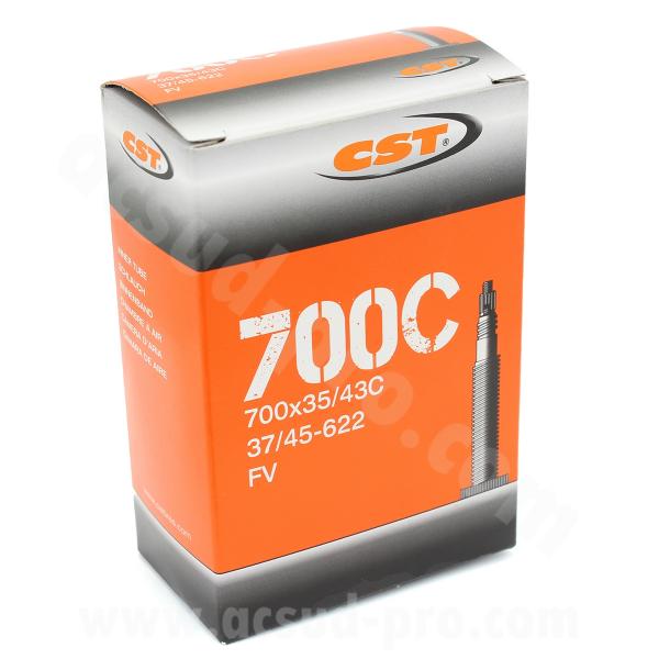 CHAMBRE A AIR VELO 700 x 35 A 43 CST PRESTA VP 153G