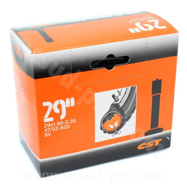 CHAMBRE A AIR VELO 29" x 1.90 A 2.35 CST SCHRADER VS AUTOREPARANTE 47/52-622