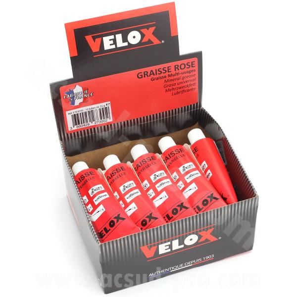 GRAISSE ROSE VELOX EN TUBE 25g (BOITE DE 10 TUBES)