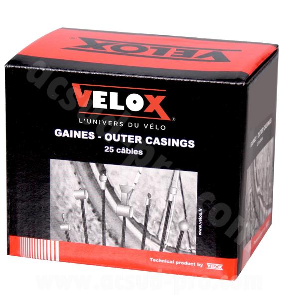 CABLE DERAILLEUR 2.50m INOX VELOX (BOITE DE 25)