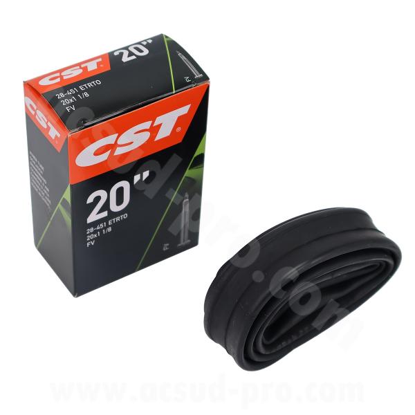 CHAMBRE A AIR VELO 20" x 1 1/8 CST PRESTA VP
