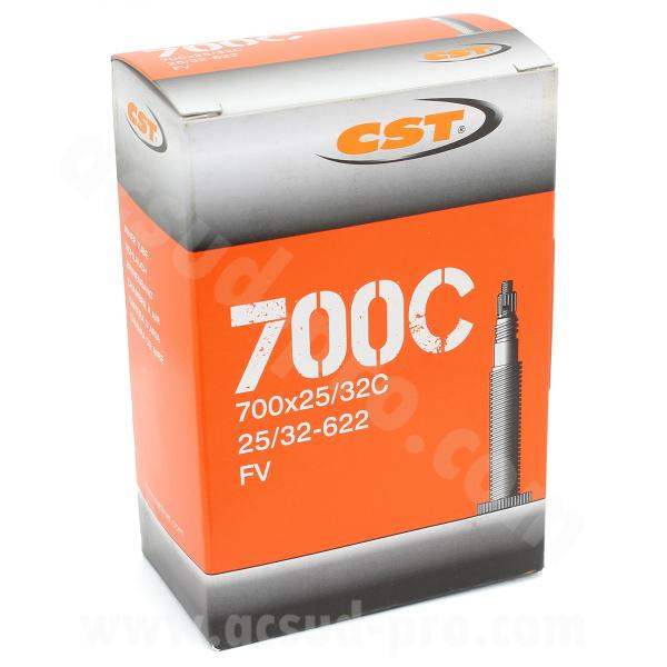 CHAMBRE A AIR VELO 700 x 25 A 32 CST PRESTA VP