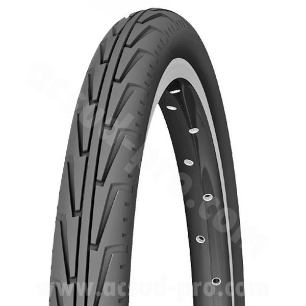 PNEU VELO 20 x 1.75 MICHELIN CITY J NOIR TRINGLE RIGIDE TR (44-406)