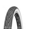 PNEU VELO 500A MICHELIN CITY J BLANC NOIR TRINGLE RIGIDE TR (37-440)