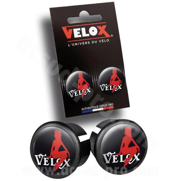 EMBOUT DE GUIDON ROUTE PIN UP VELOX (LA PAIRE)