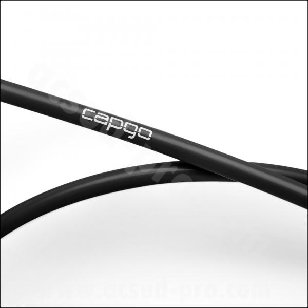 GAINE VELO DERAILLEUR CAPGO Ø4mm PTFE NOIR (ROULEAU DE 50m)