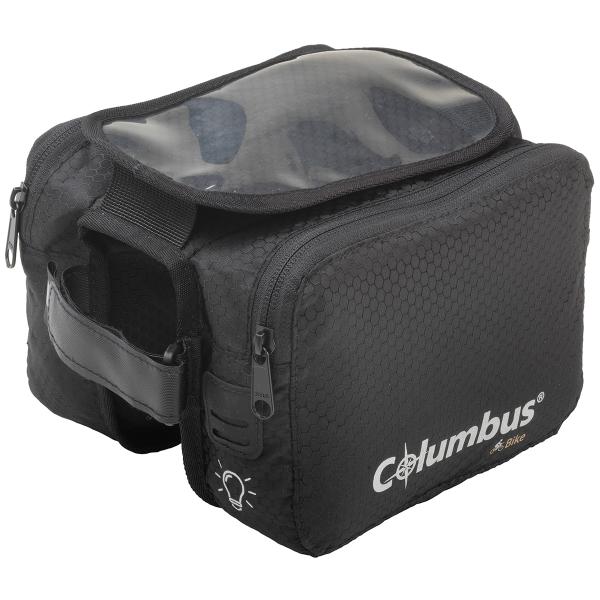 SACOCHE DE CADRE VELO AVEC HOUSSE TELEPHONE COLUMBUS 2L