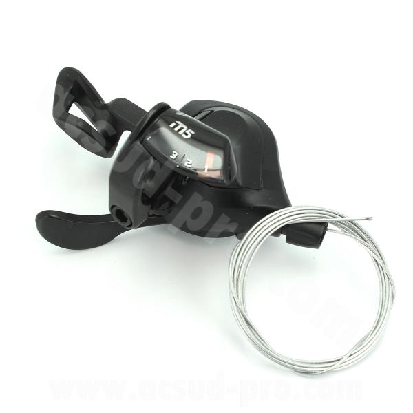 MANETTE DE DERAILLEUR GAUCHE 3V. PUSH-PULL TRIGGER SUNRACE
