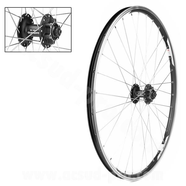 ROUE AVANT VELO 27.5" VELOX COMBO V-BRAKE / DISC ALU 6 TROUS