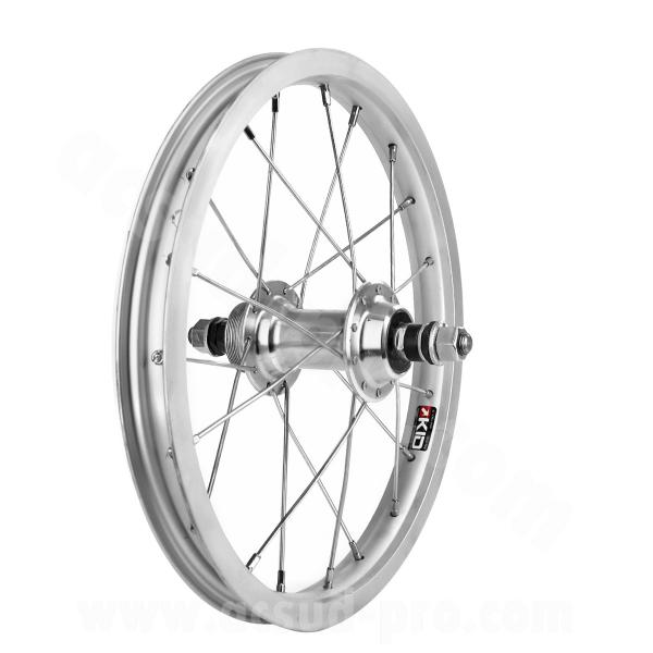 ROUE ARRIERE M110 VELO 24" A VISSER AXE PLEIN VELOX URBAN 5/6/7V ARGENT 36T