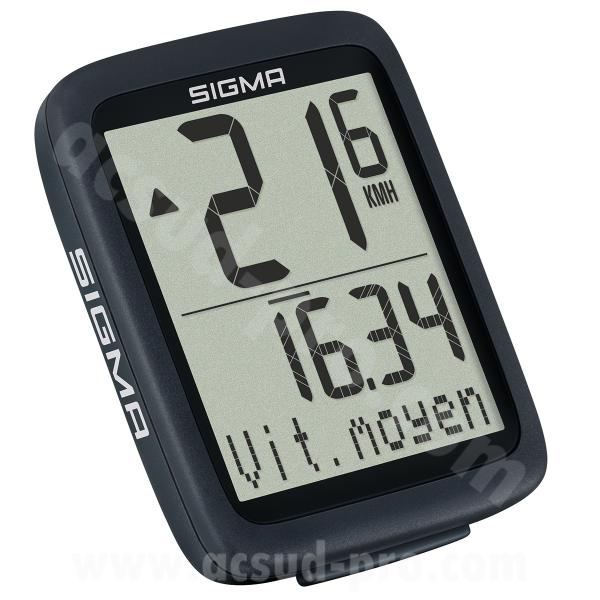 COMPTEUR SIGMA  BC 8.0 WR AVEC FIL (8 FONCTIONS)