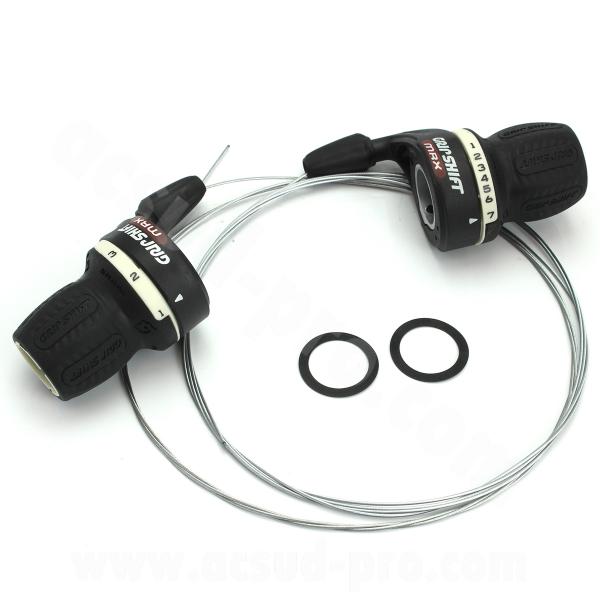 MANETTE DE DERAILLEUR DROITE GAUCHE 3/7V. POIGNEE TOURNANTE SRAM MRX