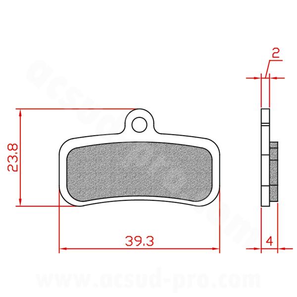 PLAQUETTE DE FREIN VELO BRENTA ORGANIQUE COMPATIBLE SHIMANO XTR M9120 XT M8120/M8020 SLX M7120 SAINT M820/M640/810 ET MT520/420