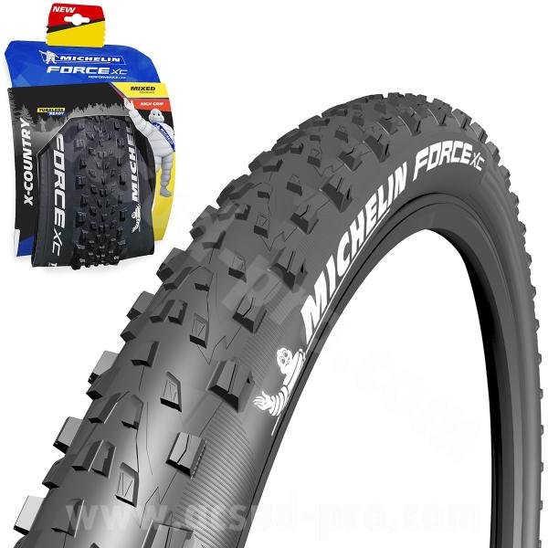PNEU VELO 29 x 2.25 MICHELIN FORCE XC PERFORMANCE LINE TUBELESS READY TRINGLE SOUPLE TS (57-622)