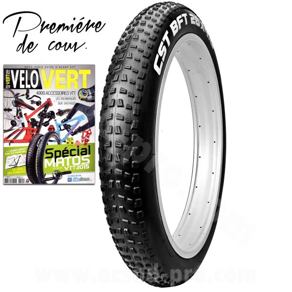 PNEU VELO 26 x 4.00 CST BFT FAT TIRE NOIR TRINGLE RIGIDE TR (100 - 559)