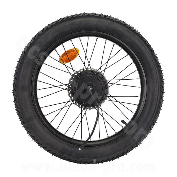 ROUE ARRIERE AVEC MOTEUR  BAFANG POUR VELO TNT CANAL