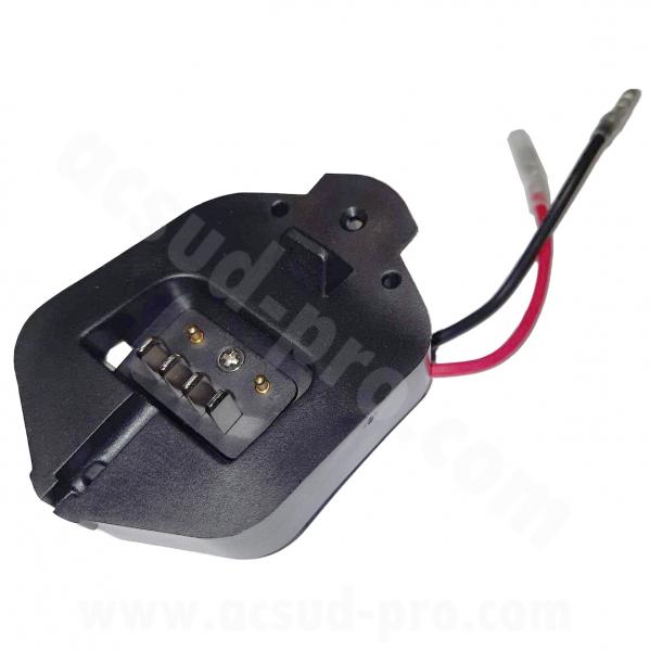 SUPPORT DU BAS POUR BATTERIE VELO TNT BIKES FREQUENCE (AVEC CONNECTIQUES)