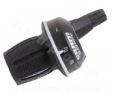 MANETTE DE DERAILLEUR GAUGHE 3V. POIGNEE TOURNANTE SRAM 3.0  - COMPATIBLE SHIMANO