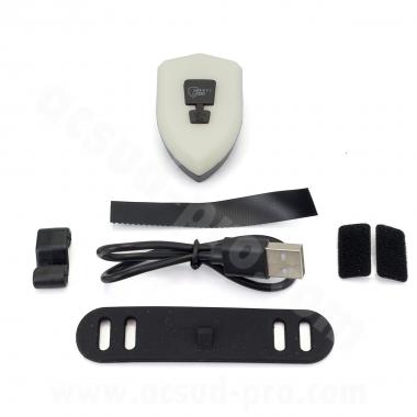ECLAIRAGE VELO LED USB SAFETY LABS COMPATIBLE CASQUE E-BAHN 2.0