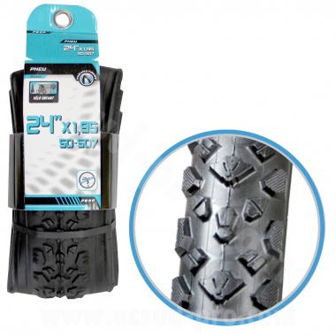 PNEU VELO 24 x 1.95 NOIR TRINGLE SOUPLE TS (50-507)