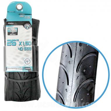 PNEU VELO 26 x 1.50 NOIR TRINGLE SOUPLE TS (40-559)