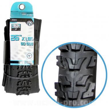 PNEU VELO 26 x 1.95 NOIR TRINGLE SOUPLE TS (50-559)