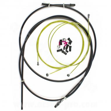 TRANSMISSION COMPLETE FREIN L'ECHAPPEE + EMBOUT (GAINE ET CABLE)