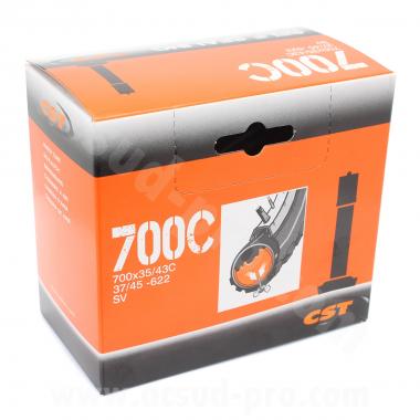 CHAMBRE A AIR VELO 700 x 35 A 43C CST AUTOREPARANTE SCHRADER VS