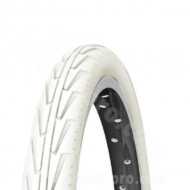 PNEU VELO 12 1/2 x 1.75 x 2 1/4 MICHELIN CITY J BLANC TRINGLE RIGIDE TR (47-203)
