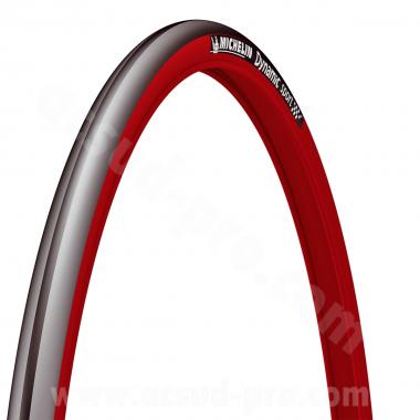 PNEU VELO 700 x 23 MICHELIN DYNAMIC SPORT ROUGE 3x30TPI 290g TRINGLE RIGIDE TR (23-622)