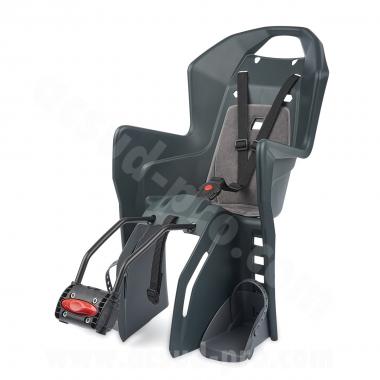 PORTE BEBE ARRIERE POLISPORT FIXATION SUR CADRE KOOLAH NOIR/GRIS