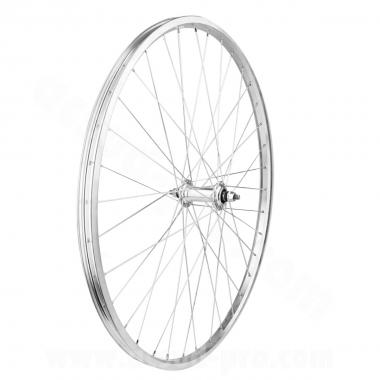 ROUE AVANT VELO 650 X 30A ALU AXE PLEIN
