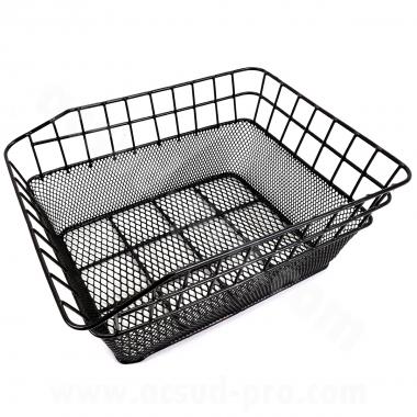 PANIER ARRIERE METAL NOIR RECTANGULAIRE - 39 X 31 X 17cm