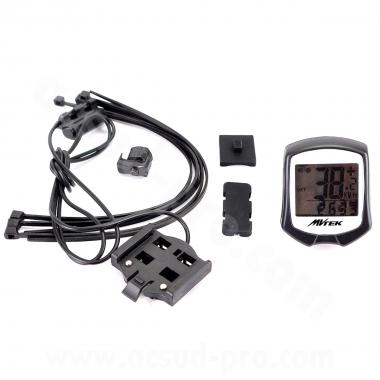 COMPTEUR A FIL 9 FONCTIONS NOIR/BLANC