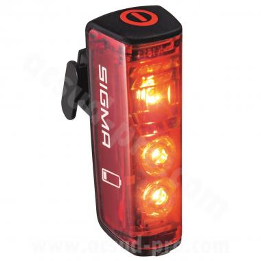 ECLAIRAGE VELO USB ARRIERE SUR TIGE DE SELLE SIGMA BLAZE LED  - FONCTION FLASH ET FEU STOP