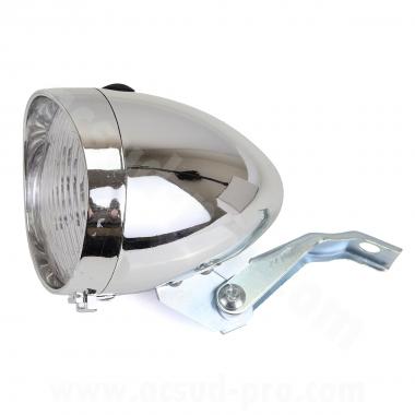 ECLAIRAGE VELO AVANT SUR FOURCHE A PILES STYLE RETRO