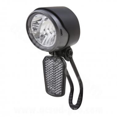 ECLAIRAGE VELO AVANT VAE/E-BIKE SUR FOURCHE SPANNINGA X&O 30 NOIR (VRAC)