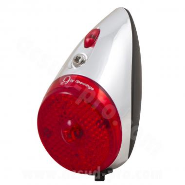 ECLAIRAGE VELO ARRIERE A DYNAMO SUR GARDE-BOUE SPANNINGA NR9 RETRO (VRAC)