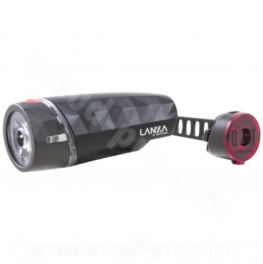 ECLAIRAGE VELO AVANT ET ARRIERE A PILES SPANNINGA LANZA ET DOT (SET - LA PAIRE)