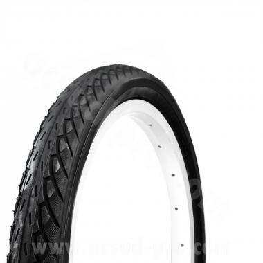 PNEU VELO 26 x 1.75 DELI SA-206 NOIR ANTI-CREVAISON 2.5MM TRINGLE RIGIDE TR (47-559)