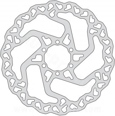 DISQUE FREIN BRENTA Ø160 MM 6 TROUS - EPAISSEUR 1.8MM