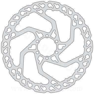 DISQUE FREIN BRENTA Ø180 MM 6 TROUS - EPAISSEUR 1.8MM